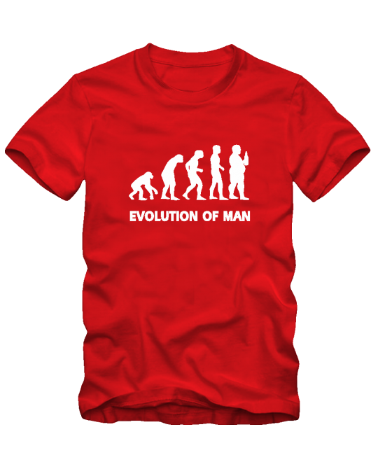 Evolution of man drink